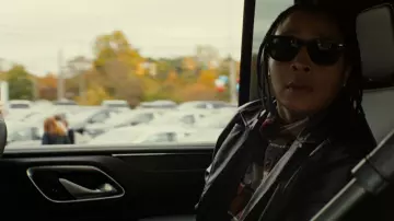 Ray-Ban sunglasses worn by Tookpick (Felicia Pearson) as seen in The Family Plan