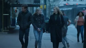 Max Mara Emily Coat worn by Wendy Byrde (Laura Linney) as seen in Ozark (S04E03)