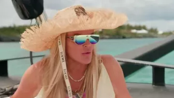 Fendi Eyewear Disco Oversized Sunglasses worn by Heather Gay as seen in The Real Housewives of Salt Lake City (S04E15)
