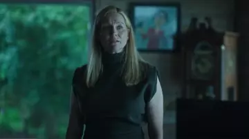 3.1 Phillip Lim Mock Neck Sleeveless Sweater worn by Wendy Byrde (Laura Linney) as seen in Ozark (S04E09)