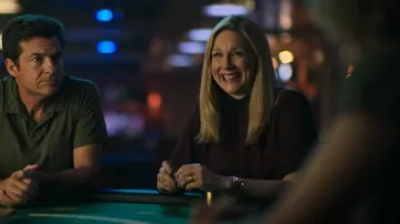 Vince Twist Neck Top worn by Wendy Byrde (Laura Linney) as seen in Ozark (S04E11)