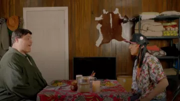 Empyre Kidd White Short Sleeve Button Up Shirt worn by (Cheyenna Sapp) as seen in Acting Good (S02E10)