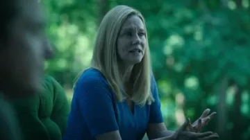 Rachel Comey Persist Polo worn by Wendy Byrde (Laura Linney) as seen in Ozark (S04E11)
