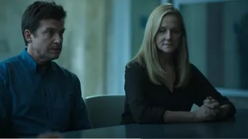 Equipment Leema Blouse worn by Wendy Byrde (Laura Linney) as seen in Ozark (S04E12)