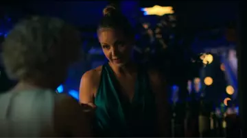Michelle Mason Vestido asimétrico usado por Rachel (Jordana Spiro) como se ve en Ozark (T04E14)