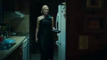 Alexia María Gabriella Vestido de Columna*Tul Añadido usado por Wendy Byrde (Laura Linney) como se ve en Ozark (T04E14)