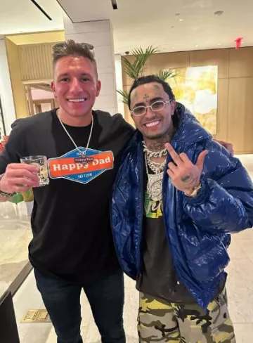 Gallery Dept. Black Beach Sleeveless T-Shirt worn by Lil Pump on the Instagram account @lilpump