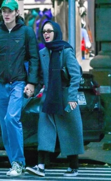 Vans Authentic Shoe worn by Olivia Rodrigo in New York City on December 18, 2023