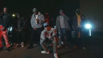Baskets Nike Air Force 1 Low White portées par Millyz dans Signature feat. Fivio Foreign (Vidéo officielle)