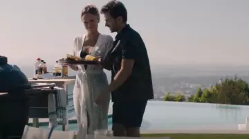 Moeva Ines Sleeveless Mesh Kaftan worn by Cassidy Sharp (Jennifer Morrison) as seen in This Is Us (S06E03)