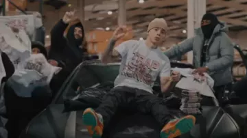 Nike Air Max 90 'Colorblock Running Club' sneakers worn by Central Cee in Entrapreneur [Music Video]