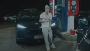 Adidas 2023-24 Real Madrid #5 Bellingham White Kit worn by Central Cee in Central Cee - Entrapreneur [Music Video]