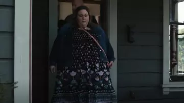 Anthropologie Dasha Smocked Midi Dress worn by Kate Pearson (Chrissy Metz) as seen in This Is Us (S06E09)