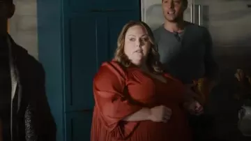 Anthropologie V-Neck Tiered Maxi Dress worn by Kate Pearson (Chrissy Metz) as seen in This Is Us (S06E15)