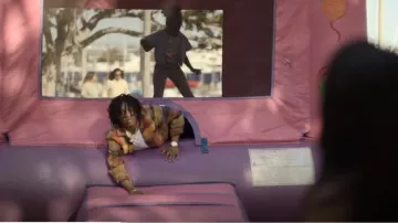 Wax London Whit­ing Plaid Over­shirt In Mul­ti worn by Lord AK (Jacob Gibson) as seen in Rap Sh!t (S02E08)