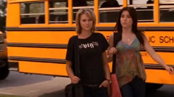 Bcbg Max Azria Col­or­ful Hal­ter Tank worn by Brooke Davis (Sophia Bush) as seen in One Tree Hill (S03E06)