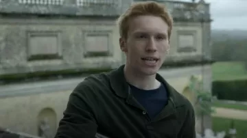 Tommy Hilfiger Long Sleeve Po­lo worn by Prince Harry as seen in The Crown (S06E10)