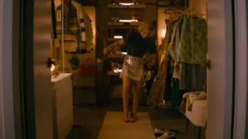 Manolo Blahnik Satin Hangisi Pumps worn by Mae (Zoe Lister-Jones) as seen in Slip (S01E02)