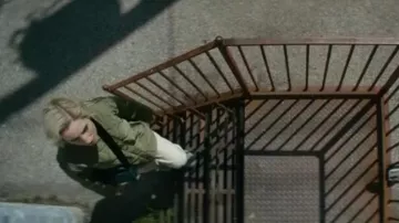 Brixton Flight Padded Jack­et worn by Mae (Zoe Lister-Jones) as seen in Slip (S01E03)