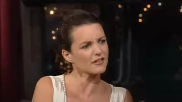 Rouge à lèvres utilisé par Kristin Davis (Kristin Davis) dans l’émission Late Show with David Letterman le 7 juin 2005