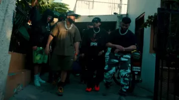 Pantalón de chándal Amiri Black MA Bar usado por Jesús Ortiz-paz en TACATA (REMIX) by Tiagz X Fuerza Regida X El Alfa [Video Oficial]