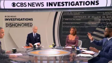 Équipement Robe Cyrienne en Delicioso portée par Gayle King comme on le voit dans CBS Mornings le 19 décembre 2023