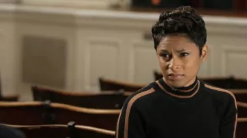 T Tahari Ribbed Midi Sweater Dress worn by Jericka Duncan as seen in CBS Mornings on December 21, 2023