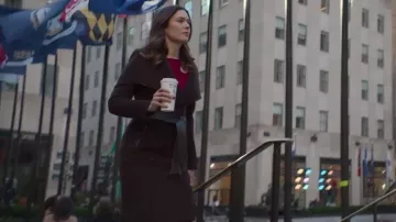 Mackage Nori-K Coat worn by Benita Alexander (Mandy Moore) as seen in Dr. Death (S02E01)