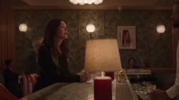 Khaite Hana Argyle-Intarsia Sweater worn by Benita Alexander (Mandy Moore) as seen in Dr. Death (S02E01)