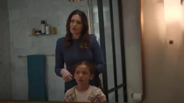 Scanlan Theodore Crepe Knit Curved Hem Jacket worn by Benita Alexander (Mandy Moore) as seen in Dr. Death (S02E02)