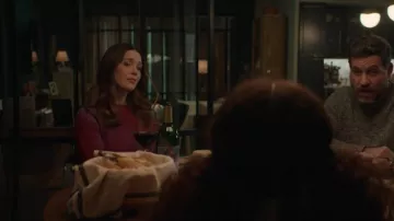 Vince Women's Ombre Jacquard Crew Sweater worn by Benita Alexander (Mandy Moore) as seen in Dr. Death (S02E02)