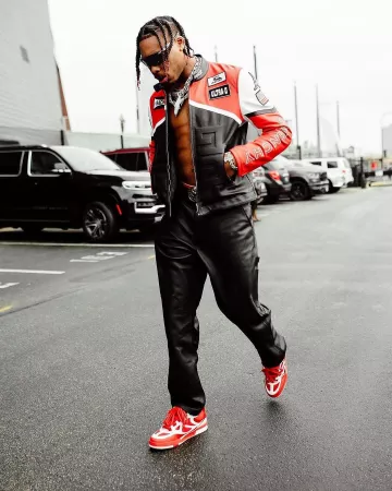 Oakley Silver & Black Cut-Out 'Encoder' Sunglasses (OO9407) worn by Justin Jefferson on the Instagram account @jjettas2