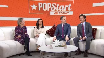 Draper James Kitty Dress worn by Dylan Dreyer as seen in Today on December 28, 2023