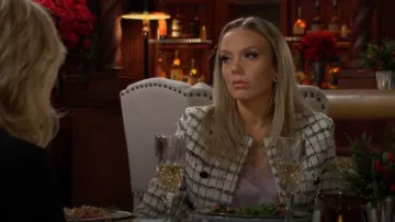 IRO Berwyn Cami usada por Abby Newman (Melissa Ordway) como se ve en The Young and the Restless el 20 de diciembre de 2023