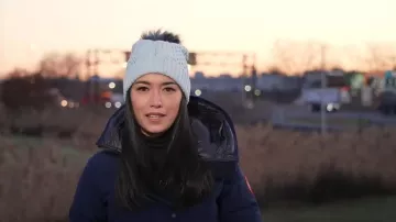 Canada Goose Shelburne Paneled Parka Coat worn by Emilie Ikeda as seen in Today on January 2, 2024