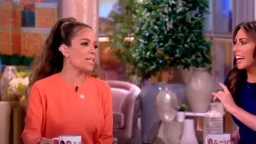 Victoria Beckham Dolman Midi Dress worn by Sunny Hostin as seen in The View on January 2, 2024