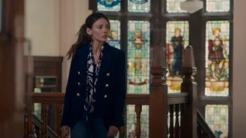 Veronica Beard Miller Dickey Jacket portée par Maya Stern (Michelle Keegan) comme on le voit dans Fool Me Once (S01E05)
