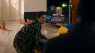 Produit John lewis Chemise longue Live Unlimited Curve à imprimé zèbre portée par Molly comme on le voit dans Fool Me Once (S01E06)