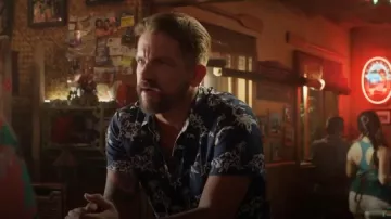 Deus Ex Machina Ralph Soso Shirt worn by Rick (Zachary Knighton) as seen in Magnum P.I. (S05E20)