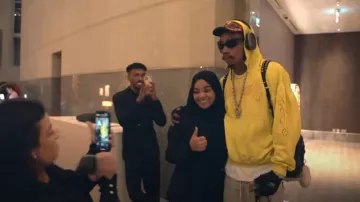 Balenciaga Khaki Flared Zip-Off Cargo Pants worn by Wiz Khalifa in Roscoes [Official Music Video]