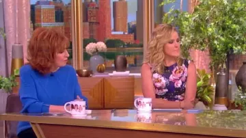 Elie Tahari The Melinda Rib-Knit Sweater worn by Joy Behar as seen in The View on January 5, 2024