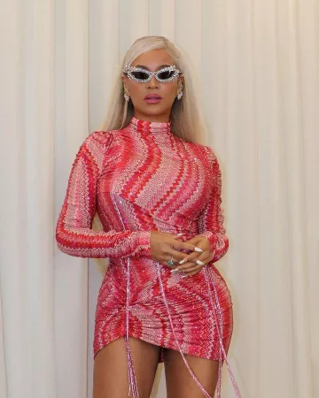 Missoni Ruched Mini Dress worn by Beyoncé on her Instagram post on January 5, 2023