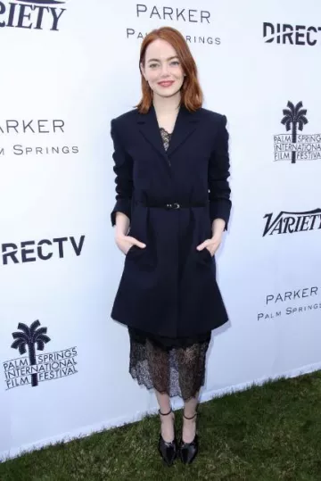 Givenchy Show Patent Leather Slingback Pumps worn by Emma Stone at Variety Creative Impact and 10 Directors to Watch on January 5, 2024