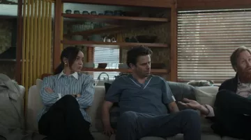 Nili Lotan Telma Shirt worn by Dr. Ana Lasbrey (Ashley Madekwe) as seen in Dr. Death (S02E08)