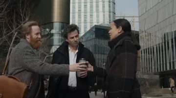 Soia & Kyo Fabianne Plaid Coat worn by Dr. Ana Lasbrey (Ashley Madekwe) as seen in Dr. Death (S02E08)