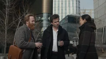 Jack & Jones Hy­brid Jack­et worn by Dr. Nathan Gamelli (Luke Kirby) as seen in Dr. Death (S02E08)