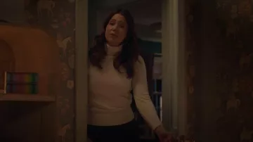 Ted Baker Maevia Roll Neck Stitch Insert Cashmere Blend Jumper worn by Benita Alexander (Mandy Moore) as seen in Dr. Death (S02E08)