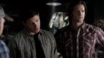 Guess Pearl Western Cotton Shirt worn by Sam Winchester (Jared Padalecki) as seen in Supernatural (S07E06)