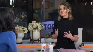 Gucci Horsebit Belt Dress worn by Savannah Guthrie as seen in Today on January 11, 2024