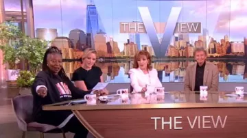 Tee Shirt Palace I'm With The Banned Sweat­shirt worn by Whoopi Goldberg as seen in The View on January 9, 2024